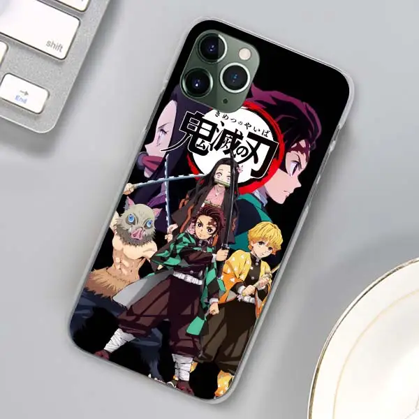 H03 Demon Slayer Kimetsu No Yaiba чехлы для телефонов Apple iPhone 11 Pro Max X XR XS MAX 11 Pro 7 8 6 6s Plus 5 5S SE жесткий чехол - Цвет: H03