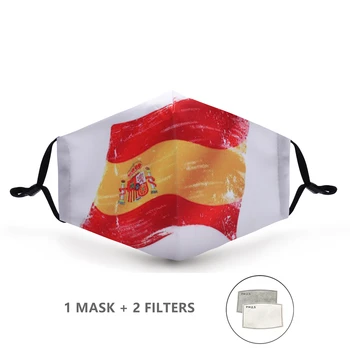 Variation #47 of fashion reusable protective pm2.5 filter printing mouth mask anti dust face mask windproof mouth-muffle bacteria proof flu mask