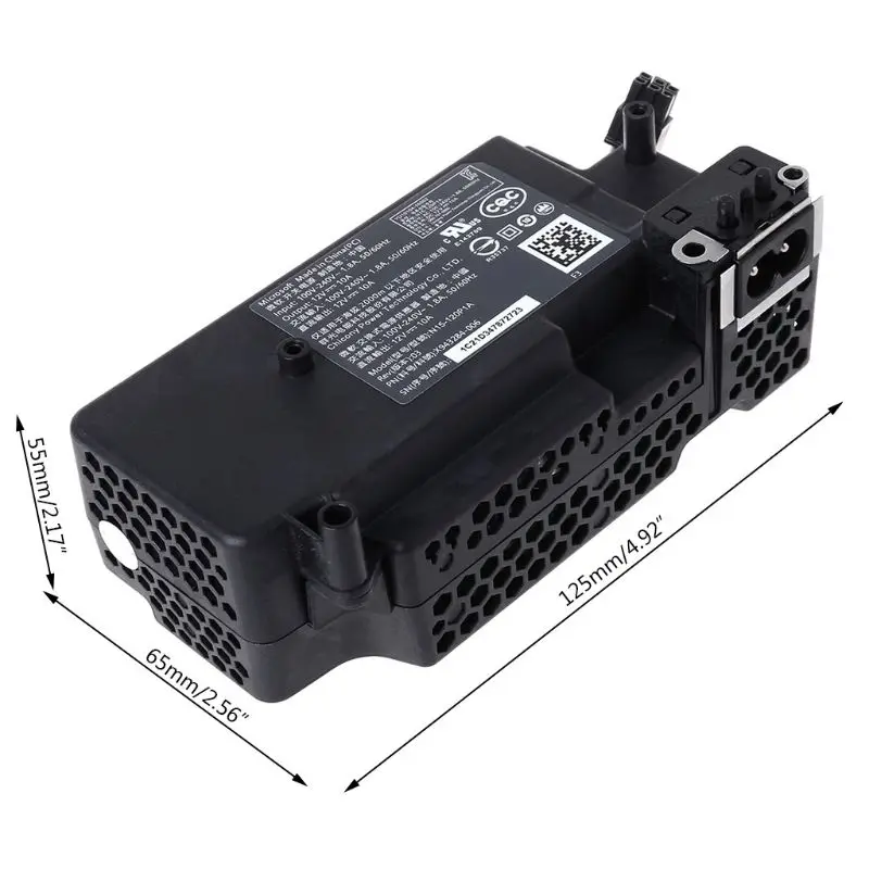 New Power Supply for xbox one S/Slim Console Replacement 110V-220V Internal Power Board AC Adapter Accessories