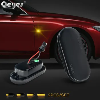 

2 Pcs LED Side Marker Turn Signal Light Repeater Dynamic lights Car-Styling Lamp For Volkswagen VW Golf Passat Polo Vento Car