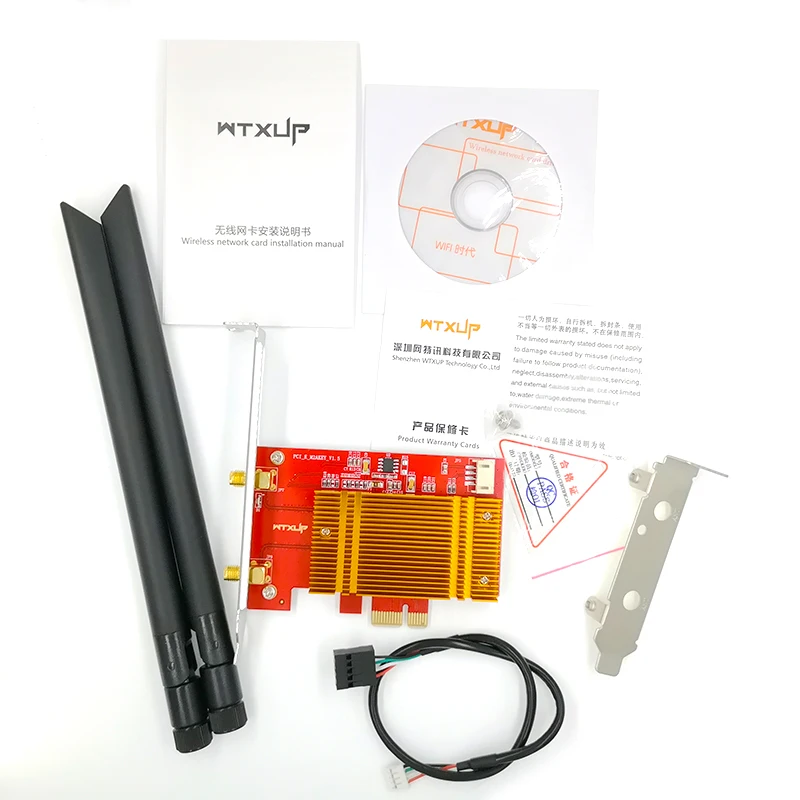 Двухдиапазонный 9260 PCIE Pci-e Настольный wifi адаптер для Intel 9260NGW 9260AC Bluetooth BT 5,0 Mu-mimo беспроводная карта для Windows 10