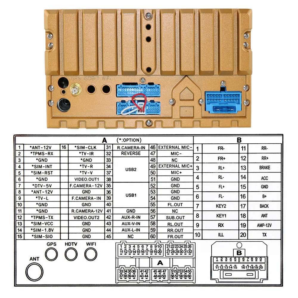 Clearance Fit Ford F-150 F-250/350/450/550 Mustang DVD GPS Navi Receiver Player Stereo Video Audio Support TV Rearview Cam OEM Replacement 23