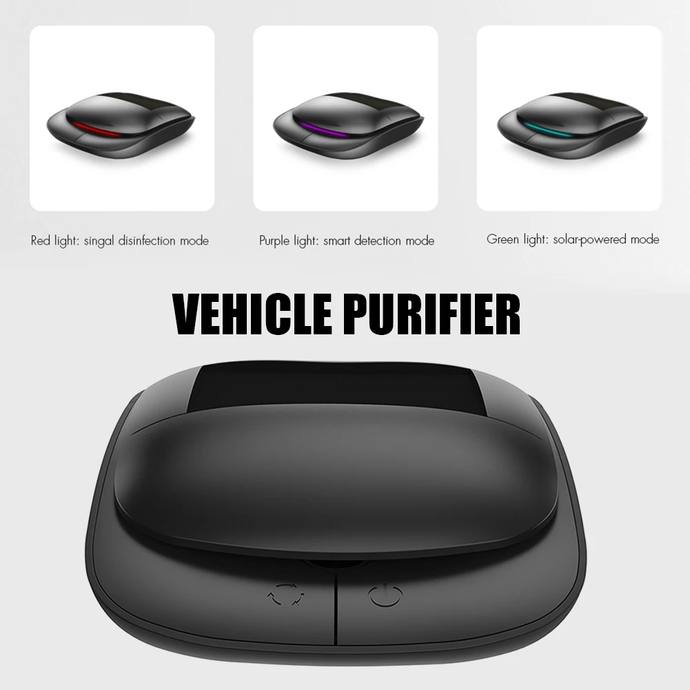 X21 Ozone Air Purifier  Portable Ozone Disinfection 3 Modes Ozone Sterilizer USB Rechargeable Car Deodorizer Air Freshener