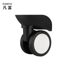 Fashion Luggage Portable Trolley Case Caster Accessories Repair Mute Universal Wheel Suitcase Roller Black Wheel Accessories