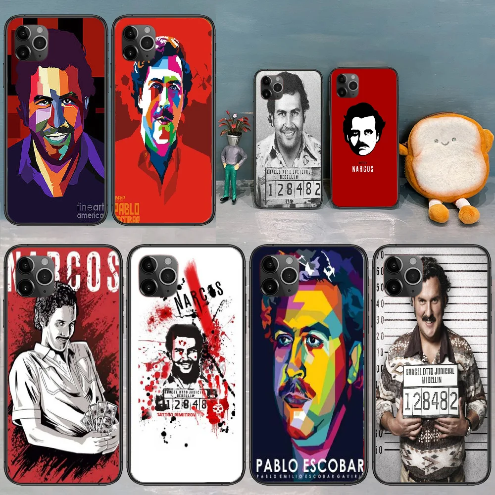 Чехол для телефона Narcos TV Series с рисунком Пабло Эскобара iPhone 4 4s 5 5S SE 5C 6 6S 7 8 Plus X XS XR 11
