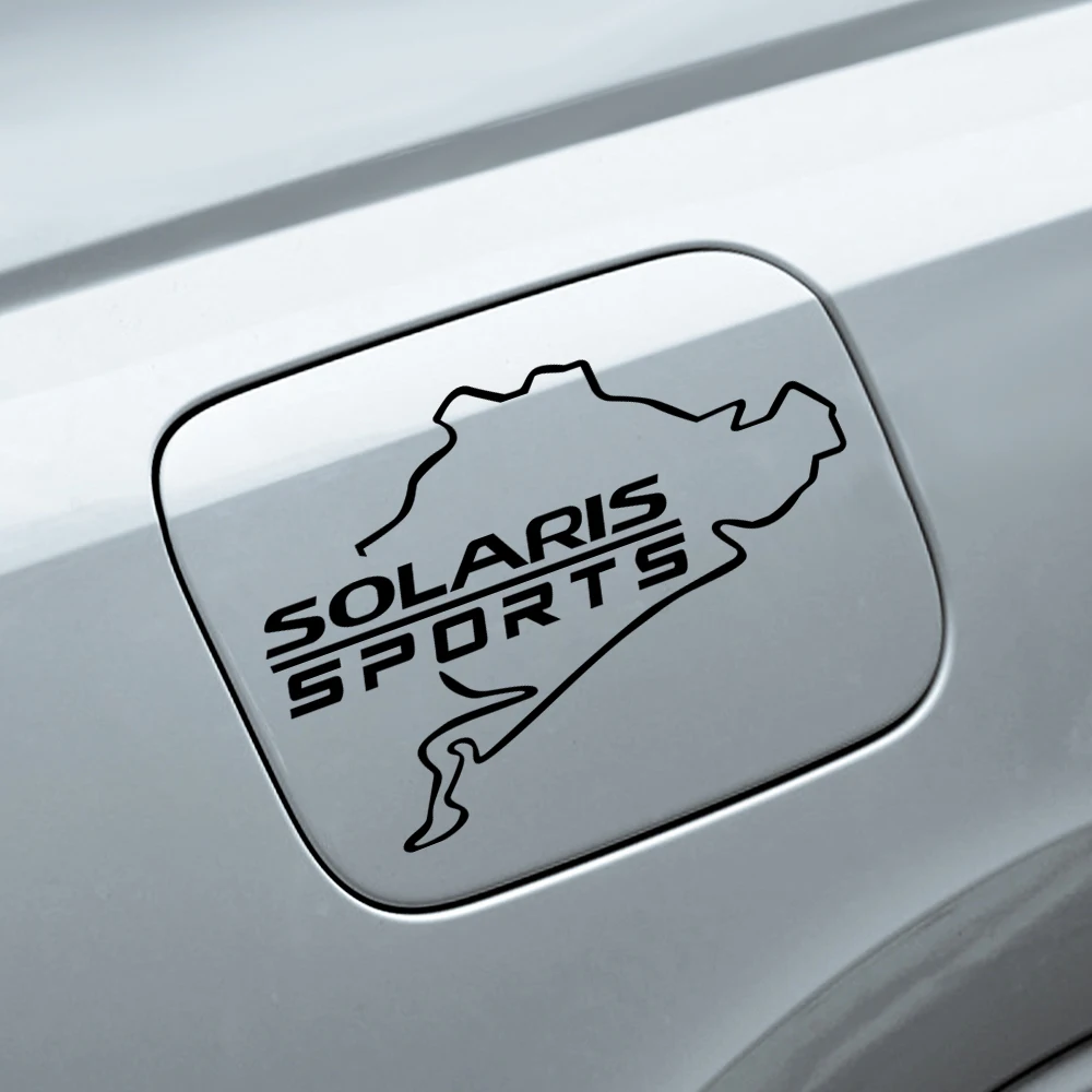 Крышки топливного бака автомобиля Декор Стикеры для Hyundai акцент Elantra Tucson Solaris Sonata