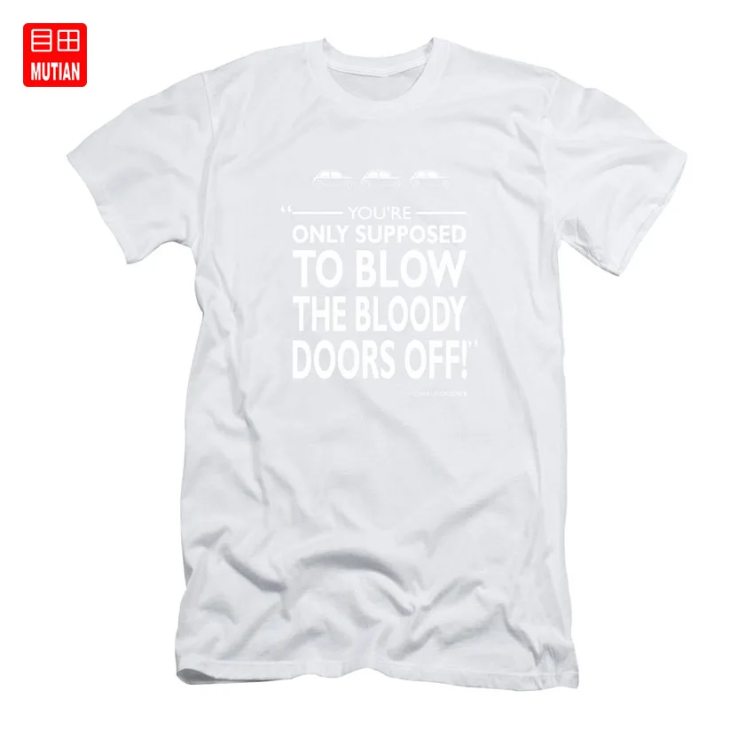 Blow The Bloody Doors Off футболка итальянская работа Майкл Кейн Мини Купер мини-Банк мафия