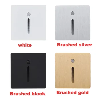 

New Anchor lamp induction 86 type embedded magnetic baseboard lamp LED stair stepping lamp corner light waterproof