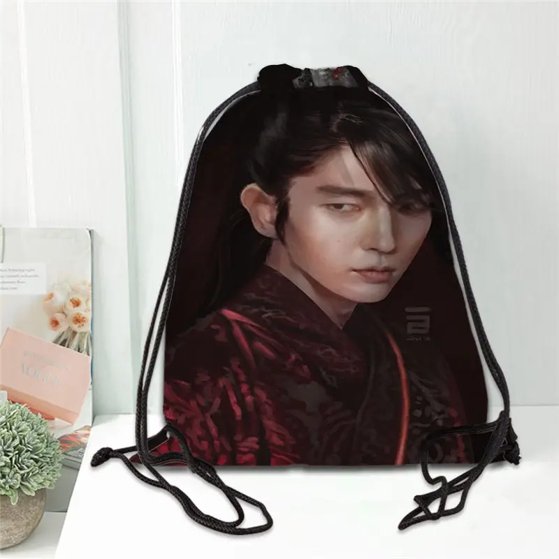 Изготовленный На Заказ Ли JOON GI рюкзак с принтом на шнурках сумка для обуви дорожная пляжная школьная многофункциональная Сатиновые сумки со шнурками - Цвет: 24