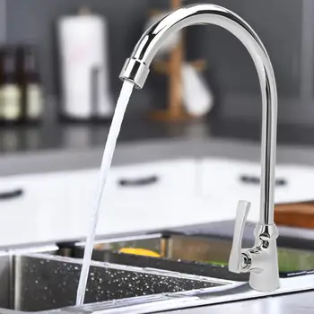 

G1/2in 360 Degrees Rotation Household Faucet Kitchen Sink Water Tap Kitchen Supplies Accessory