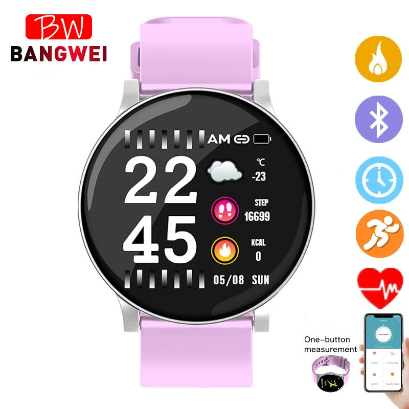  New Sports Waterproof Smart Watch Women Smart Bracelet Band Bluetooth Heart Rate Monitor Fitness Tr - 33041492368