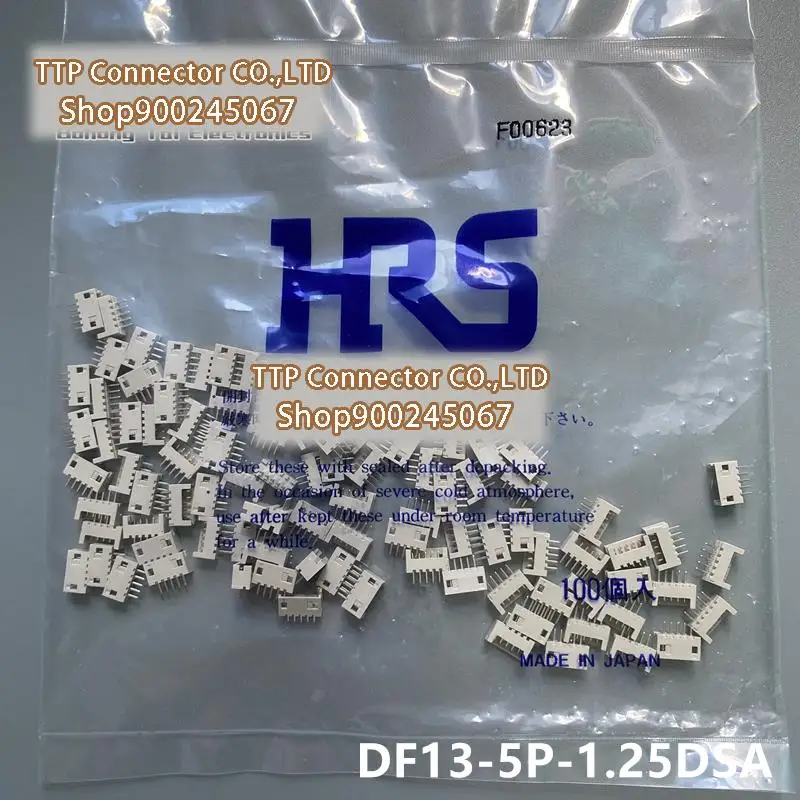 

1000pcs/lot Connector DF13-5P-1.25DSA 1.25mm Leg width5Pin 100% New and Origianl
