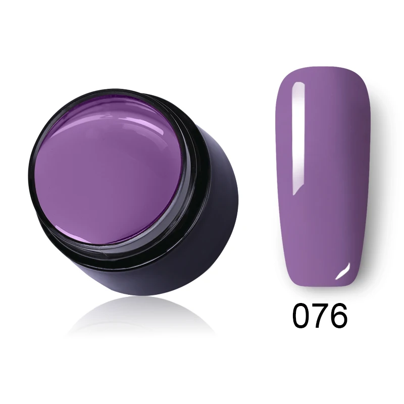 LEMOOC 180 цветная гелевая краска для ногтей светодиодный дизайн УФ светодиодный замочить от УФ блестки Радуга краска ing гель лак для ногтей лак - Цвет: 076