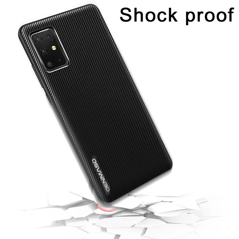 Противоударный чехол для samsung S11 Plus, чехол для samsung Galaxy A51, A71, S11e, S11 Plus, углеродное волокно, текстура кожи, полный Чехол