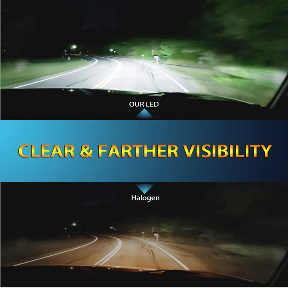 Zdatt Bulbs H7 H4 Led Car Headlights Canbus H1 H8 H9 H11 9005 HB3 9006 HB4 H13 90W 16000LM 24V 6500K Turbo CSP Car Head Light