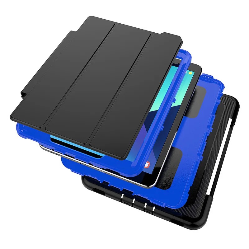 Чехол для samsung Galaxy Tab S3 T820 T825 9,7 ''Funda Cover PC+ TPU+ PU кожаный чехол-подставка для samsung Tab S3 9,7 Модный чехол
