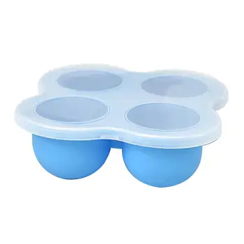 

1PC Soft Safe Flexible Complementary Food Supplementary Food Container Preservation Box with Four Compartments Sealed for Baby