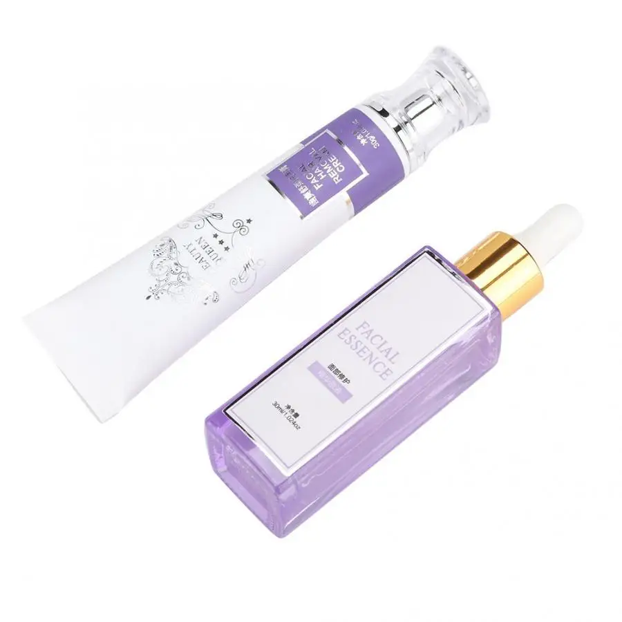 Massager 60g Face Beard Removal Set Remove Face Thin Hair Set Cream Serum Painless Lip Hair Removal Body Relax