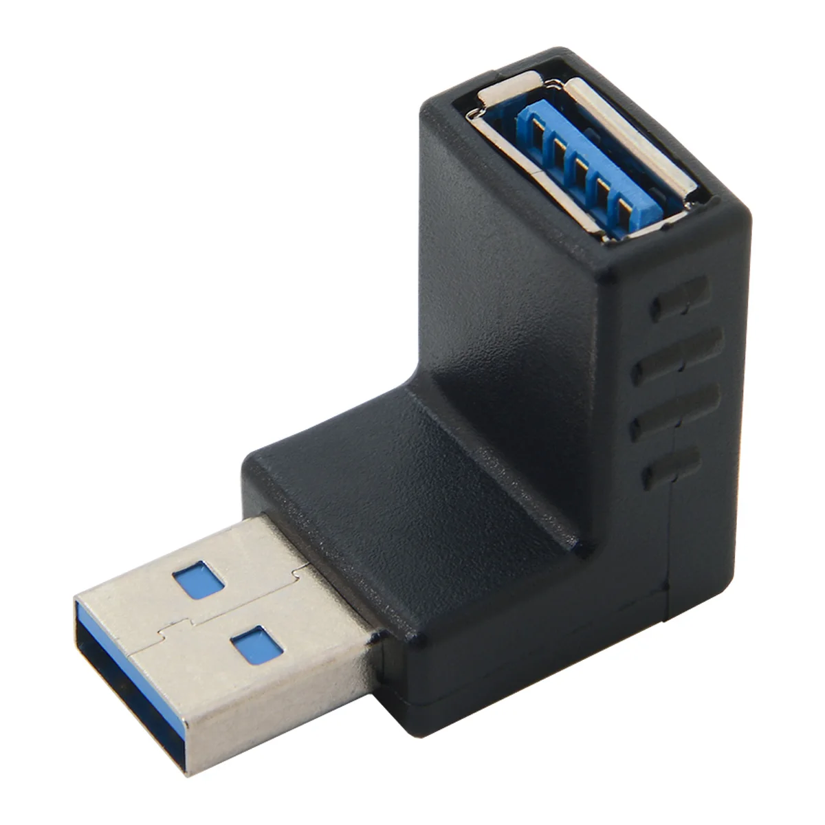 CY Супер Скоростной USB 3 0 90d M/F мужской и женский угловой адаптер Черный штекер