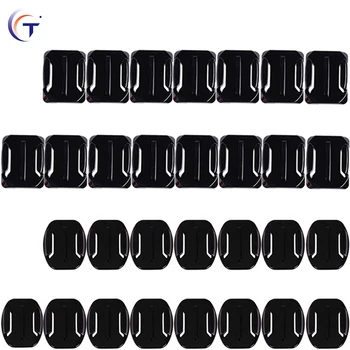 

QQT for Gopro accessories 30 mounting bases 15 square bases + 15 round bases, suitable for Gopro Hero8 7 6 5 4 SJCAM