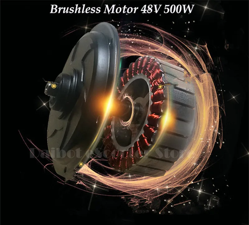 Daibot 3 Wheel Electric Scooter With Seat Electric Scooters 8 inch 400W 36V500W 48V Folding Electric Skateboard For Adults      (18) - 