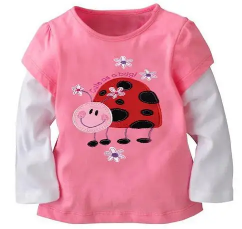 CENKIBEYRA/футболки с длинными рукавами и рисунком обезьяны для девочек; топы для девочек; детская футболка с принтом; осенне-зимняя одежда для девочек - Цвет: 7202