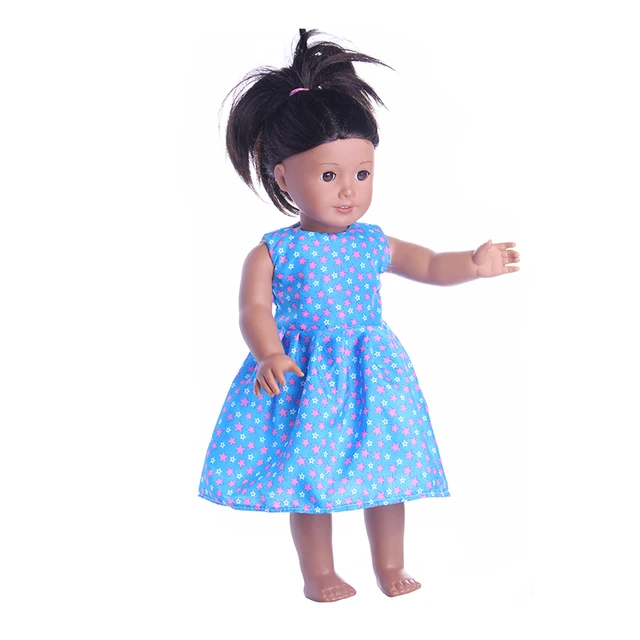 Vêtements Pour Poupée 18 Pouces (35-45cm) - Ensemble Bleu (combinaison + Chaussettes) - Tissu élastique De Qualité - Poupée Non Incluse