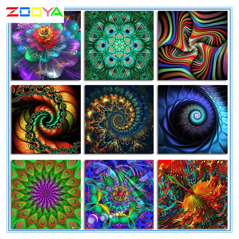 Zooya 5D Diy Diamond Painting Religious Mandala Full Square / Round Rhinestones Drill Cross Stitch Kits Embroidery Lx990 | Дом и сад