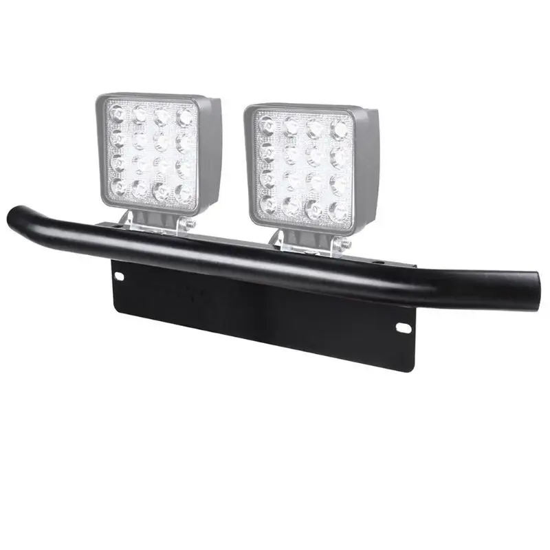 

Front Bumper License Plate Holder Mount Bracket Off-Road Vehicle LED Light Modified License Plate Stand