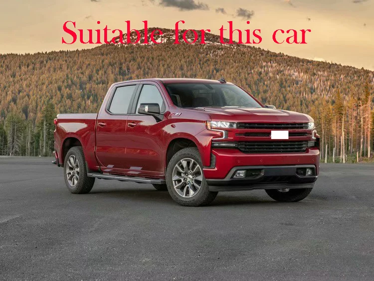 Для Chevrolet Silverado автомобильные аксессуары ABS Хромированная задняя фара задняя рамка крышка лампы Отделка Молдинг