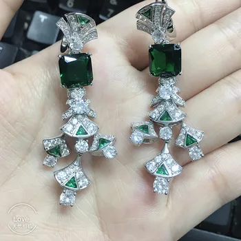 

Brand party Jewelry For Women full of zircon Earrings wedding engagemnt Earrings hot brand jewelry