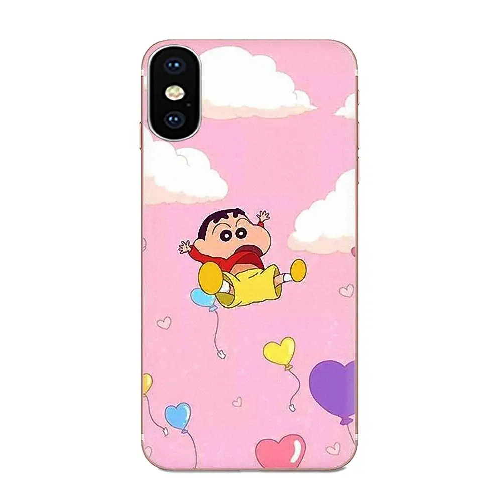 ТПУ чехлы Fundas Crayon Shin-Chan для Apple iPhone 11 Pro X XS Max XR 4 4s 5 5C 5S SE 6 6S 7 8 Plus - Цвет: as picture