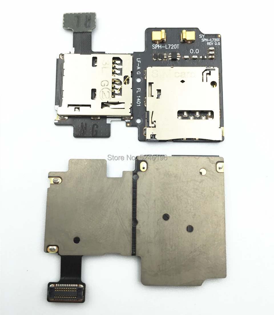 Держатель гнезда для карт SIM/SD гибкий кабель Samsung Galaxy S4 I9505 L720 I337 I9109 1 шт. | Мобильные