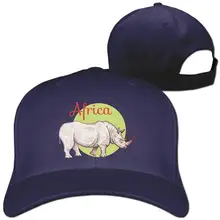 Унисекс африканский носорог Бейсбол Хип-хоп кепки винтажные регулируемые шляпы