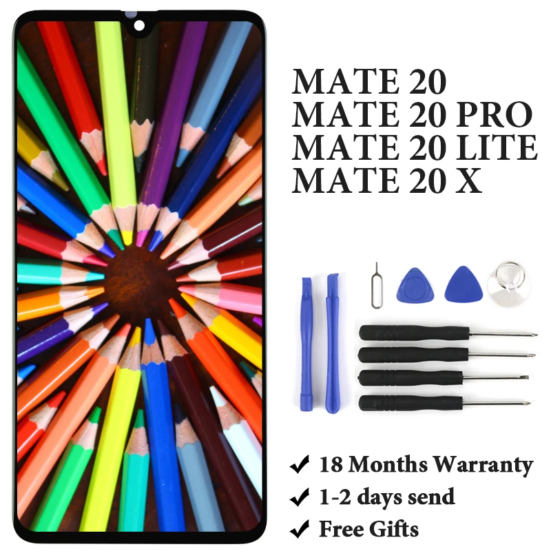 

TIMEWAY For Mate 20 Mate 20 lite Mate 20 Pro(without fingerprint) Mate 20 X LCD Display Touch Screen display