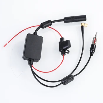 

For Universal 12V Auto ANT-208PLUS 3-in-1 Car Radio FM AM DAB Antenna Signal FM Antenna Amplifier 4