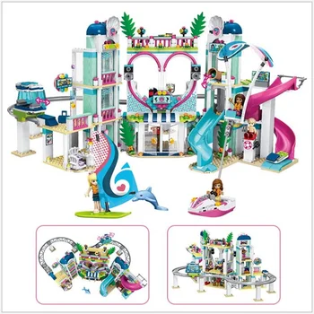 

1039Pcs inserting Blocks toys Friendship series Building Blocks DIY Educational kids toys Christmas birthday gifts