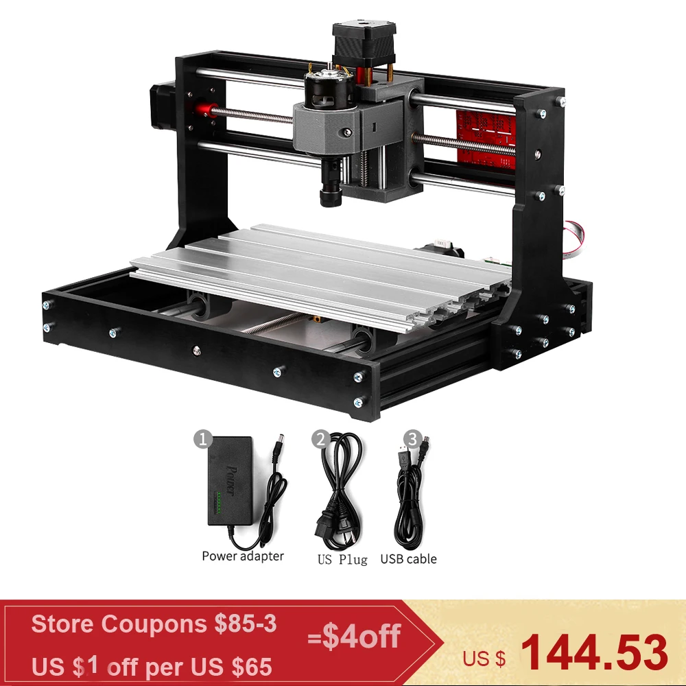 

Upgrade Version CNC 3018 Pro GRBL ER11 Mini CNC Machine Wood Router Laser Engraver Mini CNC 3018 Engraver DIY Engraving Machine