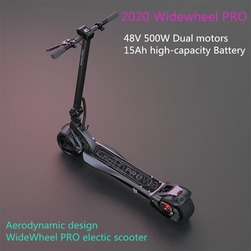 2020 электрический скутер Mercane WideWheel Pro Smart Scooter 48 в 1000 Вт Kickscooter Larga Ruota Doppio Motore scooter Freno