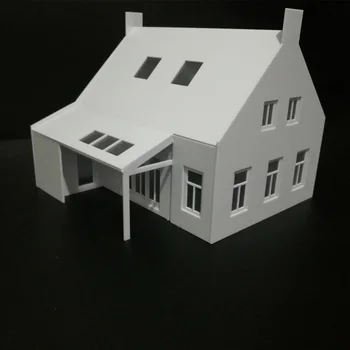 

1/50 Scale Sand Table Decorative Architecture Building Miniature Country House Model Education Toy For Kids - Vestibular Version