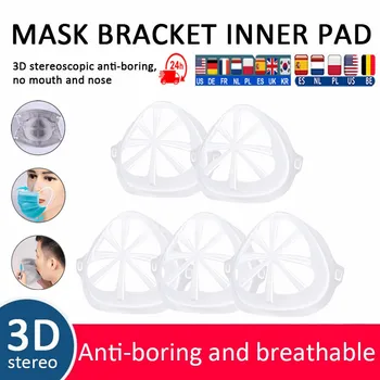 

Mask Bracket Face Shields For Adults Reusable Face Mouth Women Fashion Plastic Breathing More Smoothly IN STOCK 3D Masks Cone