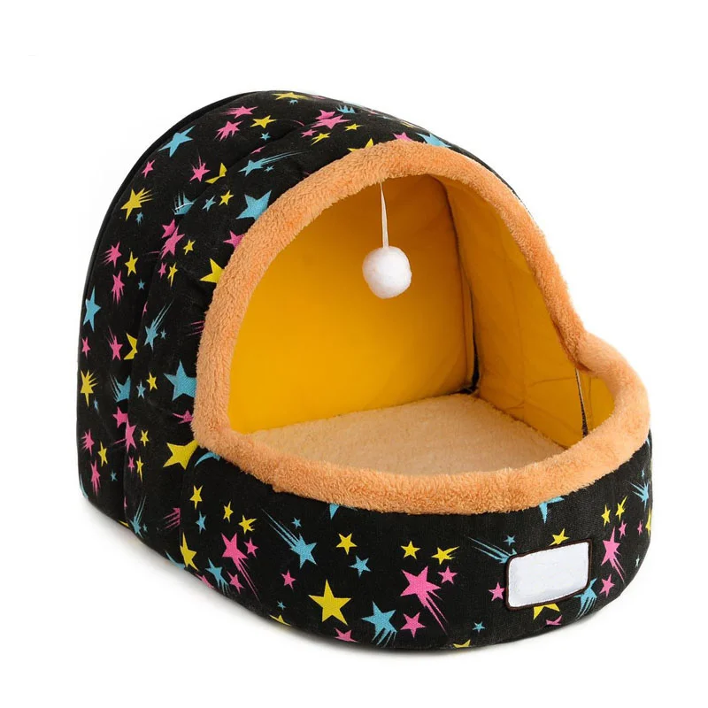 Winter dog bed warm kennel soft and comfortable cave sleep | Дом и сад