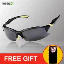 WOSAWE поляризационные спортивные велосипедные солнцезащитные очки для мужчин и женщин, велосипедные очки для вождения, рыбалки, верховой езды, наружные спортивные очки