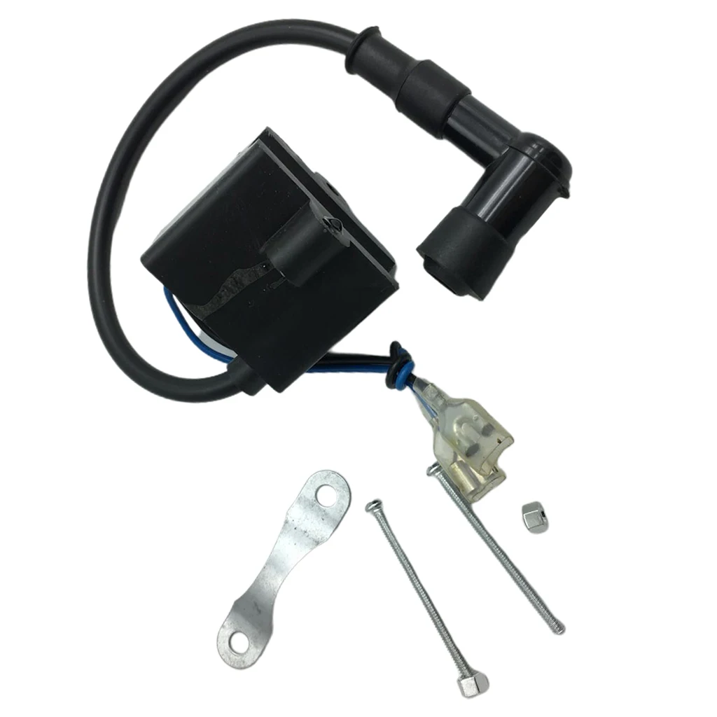 Black Motor Motorized Bicycle Bike CDI Ignition Coil for 50cc 60cc 80cc Engine