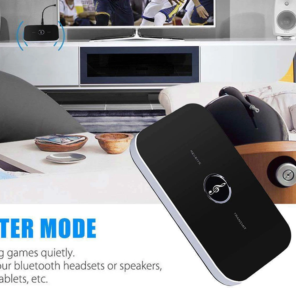 2-в-1 B6 Беспроводной Bluetooth передатчик приемник 3,5 мм Bluetooth получать передачи 2,1 Мбит/с аудио адаптер для подключения наушников