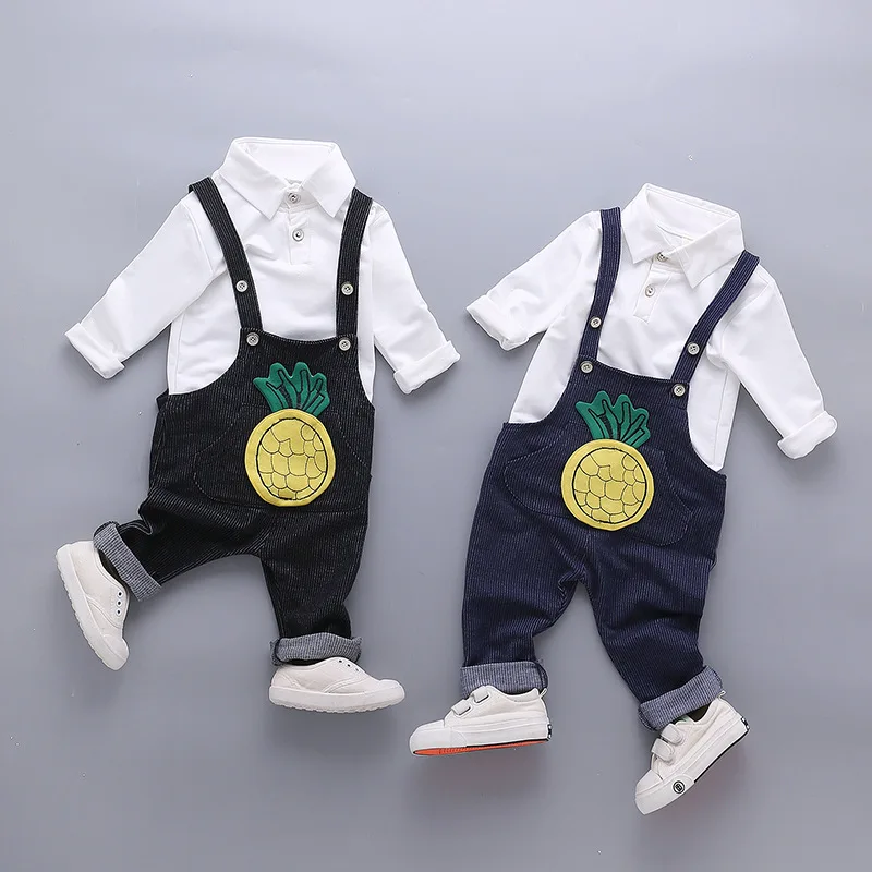 

2019 Pineapple Back Infants CHILDREN'S Overalls New Style Korean-style Spring And Autumn Men And Women Baby Cartoon
