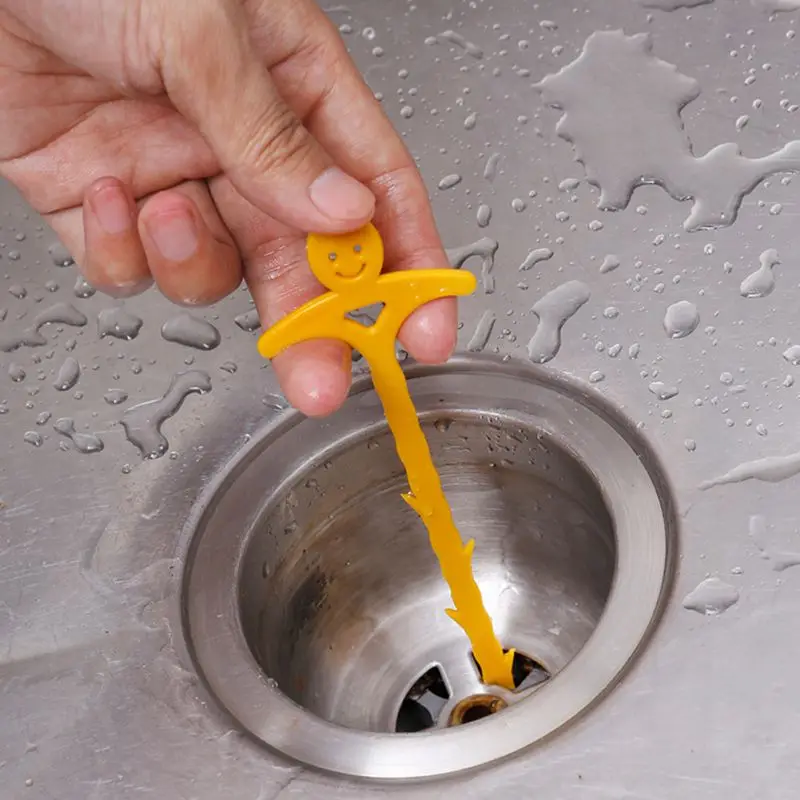Для очистки раковины крюк Ванная комната сток в полу, канализация очистительное устройство небольших инструментов