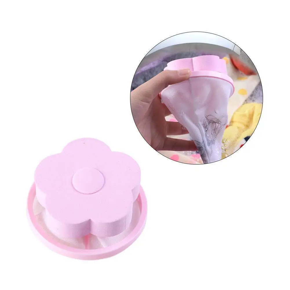 

1PCS Washing Machine Lint Bag Laundry Mesh Hair Catcher Household Washing Ball Reusable Pou Cleaning Machine Tools Floating M6C8