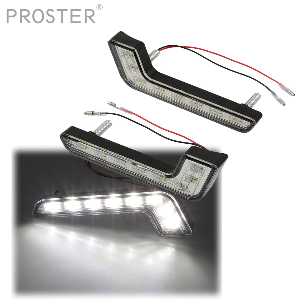 Proster 8 светодиодный 12 В Универсальный для 6000K 7000K белый Водонепроницаемый Дневной