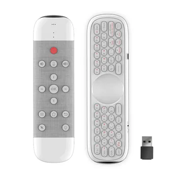 

Q40 Air Mouse Voice Remote Control Microphone 2.4G Wireless with IR Learning Mini Keyboard Gyroscope H96 MAX X88 Pro Android TV